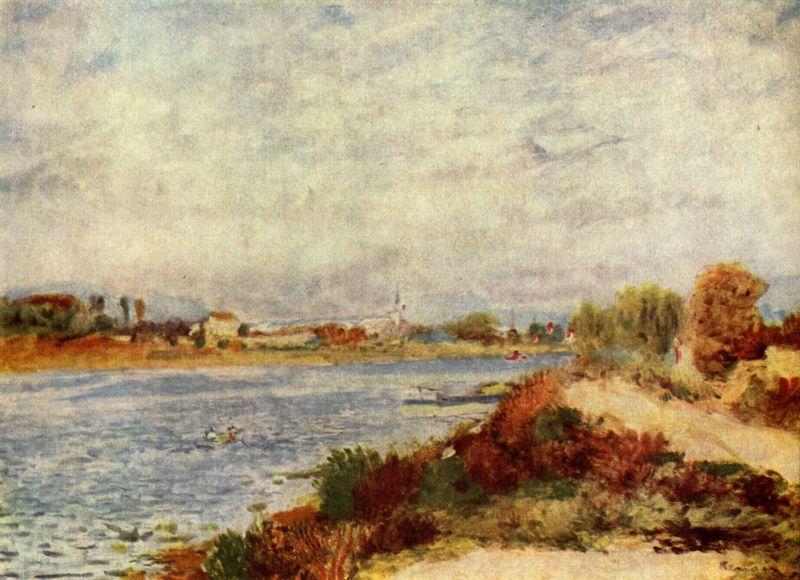 Pierre-Auguste Renoir Seine bei Argenteuil Sweden oil painting art